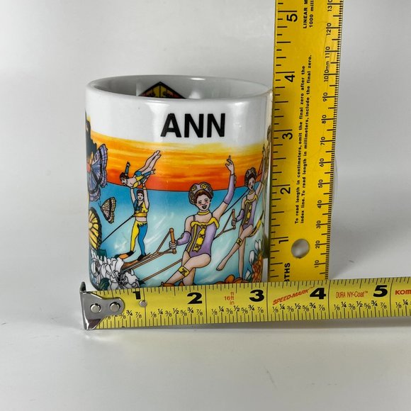 Vtg Cypress Gardens Coffee Cup Mug Florida Theme Park Ceramic Name Ann 90s - Picture 10 of 11